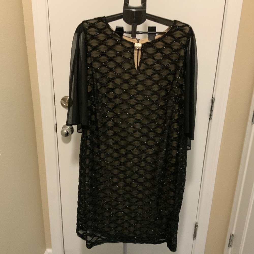 BLACK SPARKE LIGHTWEIGHT PARTY DRESS
